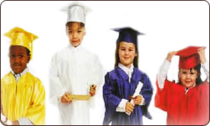 Preschool cap and gown